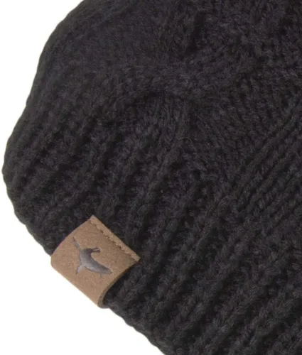 Vista 3 de SEALSKINZ Unisex Blakeney Waterproof Cold Weather Cable Knit Beanie