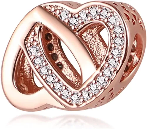 Vista 8 de Dije de cielo estrellado natural que se adapta a pulseras de plata de ley 925 con circonitas cúbicas para mujer, pulsera y collar, joyería