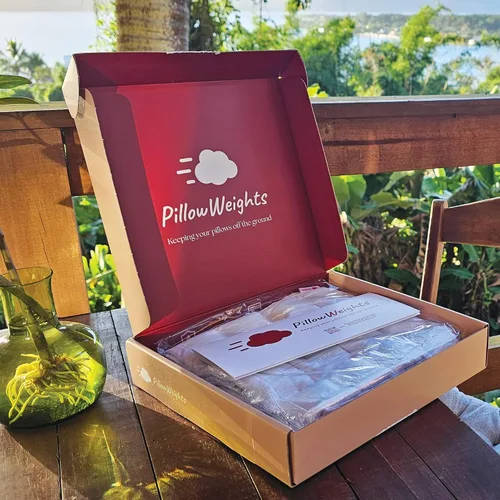 Vista 7 de Pesas de almohada para exteriores, insertos con peso invisibles para mantener los cojines de exterior en su lugar en patios ventosos, cubiertas