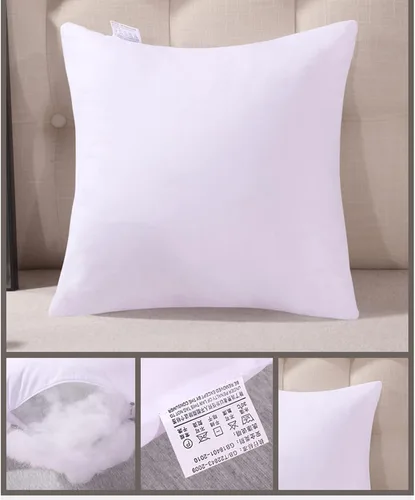 Vista 3 de Cojines con fundas de almohada a juego y núcleo de almohada de 17.7 x 17.7 in, paquete de 1, para decoración de cama, sala de estar, sofá