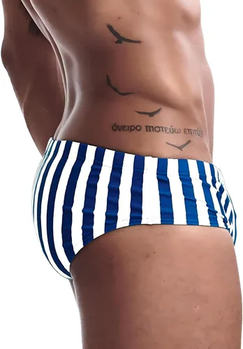 Vista 4 de AIMPACT Traje de baño de secado rápido de los hombres impresos con cordón