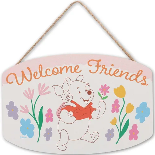 Vista 13 de Open Road Brands Disney Winnie the Pooh Adventure Banner Colgante de Lona - Decoración de Pared Divertida de Pooh y Amigos para el Hogar