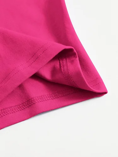 Vista 4 de SheIn Camiseta sin mangas con cuello redondo y espalda cruzada básica para mujer