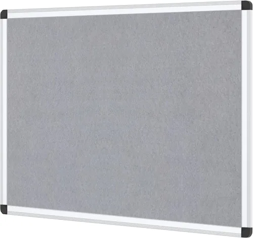Vista 11 de VIZ-PRO Tablero de anuncios de fieltro azul, 36 X 24 pulgadas, marco de aluminio plateado