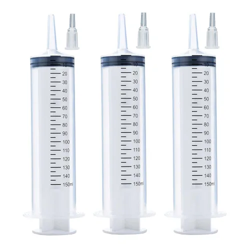 Vista 8 de Paquete de 3 jeringas de 0.7 fl oz con tapa, jeringas de plástico empaquetadas individualmente para laboratorios, medición de líquidos, alimentación