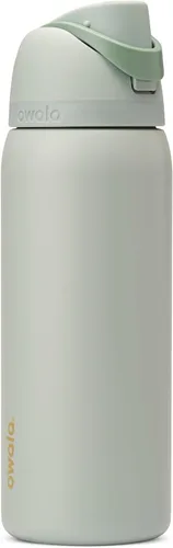 Vista 31 de Owala FreeSip - Acero inoxidable - 32 oz - Morado/Azul (pistas de esquí de los años 80)