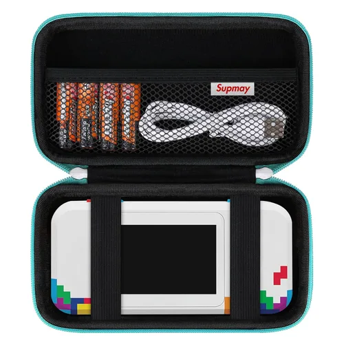 Vista 16 de Supmay Funda rígida de viaje para My Arcade Tetris Pocket Player Pro, juegos de rompecabezas estratégicos, funda protectora de consola