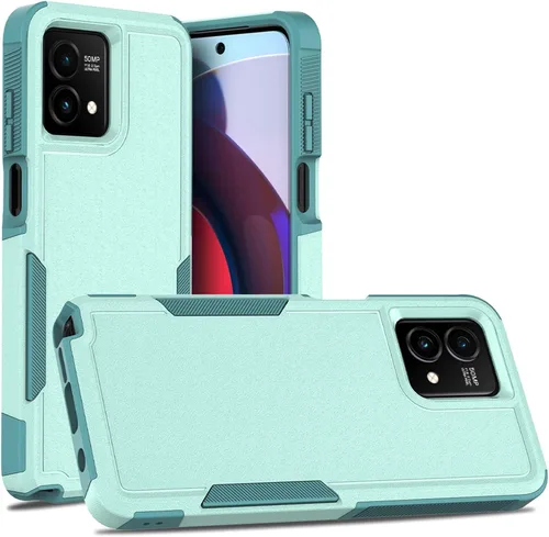 Vista 7 de Funda para Moto G Stylus 5G 2023: funda protectora de doble capa resistente para teléfono celular, a prueba de golpes, con protector de pantalla