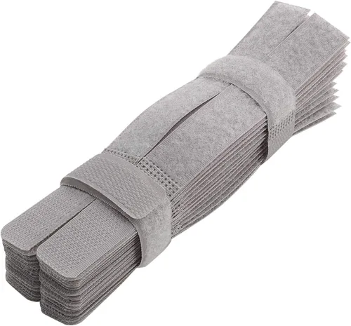 Vista 11 de 50 piezas, sujetacables reutilizables, organizador de cables, sostén de cables, 17,8 cm (multicolor2)