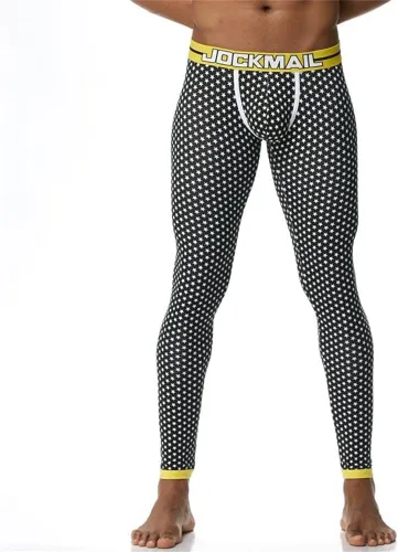 Vista 6 de JOCKMAIL Ropa interior térmica para hombre Pantalones Ropa interior de algodón para hombre Polainas térmicas Capa base Bottoms