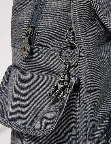 Vista 5 de Kipling Mochilas tipo mochila para mujer, Azul (Active Denim)., talla única