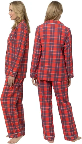 Vista 2 de PajamaGram - Pijamas de invierno para mujer - Pijamas de franela para mujer