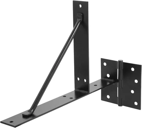 Vista 7 de Kit de puerta anti hundimiento resistente no se hunde, soporte de esquina de puerta para valla de puerta de madera con un pestillo de puerta