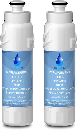 Vista 10 de everydrop by Whirlpool Ice & Water Refrigerator Filter 2, Orange, EDR2RXD1