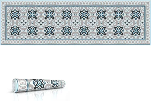 Vista 29 de Salvamanteles resistentes al calor, 32 x 10 pulgadas, protege los muebles y la encimera de platos calientes y arañazos, diseño único de un artista