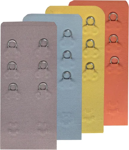 Vista 27 de SAMGU Extensores de brasier para mujer, 2 ganchos, 3 ganchos, 4 ganchos, 5 ganchos, 6 ganchos, correa de extensión de brasier elástica suave 2