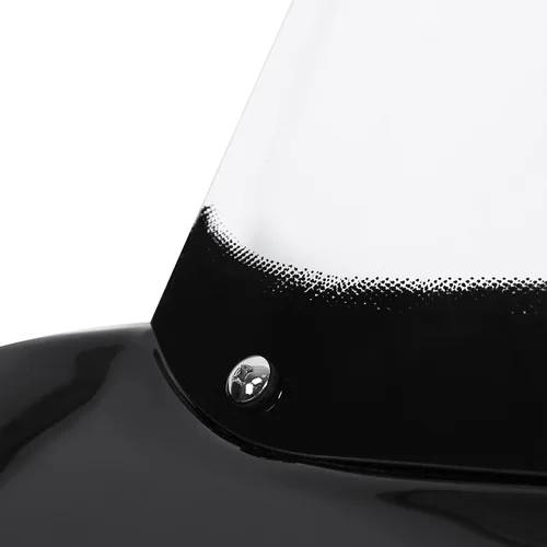 Vista 9 de Carenado universal, alas de murciélago, con parabrisas polarizado, para motocicleta grande Cruiser. Parabrisas de 37 pulgadas de ancho x 24