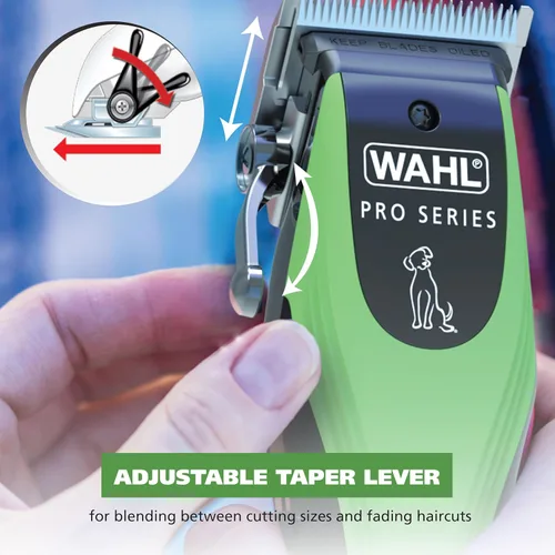 Vista 6 de Wahl Pro Series - Kit inalámbrico de iones de litio para perros – Recargable y resistente cortapelos para perros gruesos – Modelo 3025854