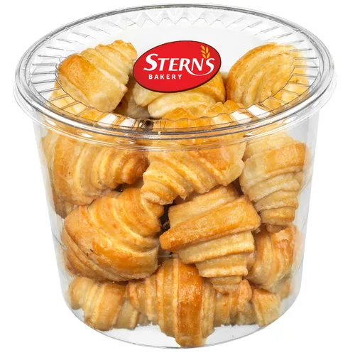 Vista 9 de Stern’s Bakery Croissants de Chocolate Aproximadamente 25 Pasteles Rugelach Pasteles de Chocolate Regalos de Comida para Festividades, Acción
