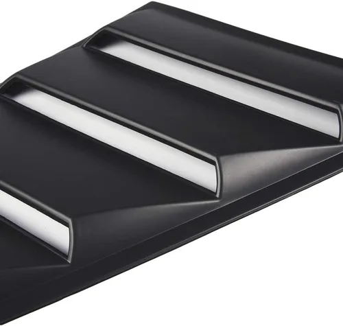 Vista 7 de Para 2015 2016 2017 2018 compatible con Ford Mustang GT V6 Ventilaciones Estilo Cuarto 1/4 Ventana Lateral Cubierta de la Cuchara
