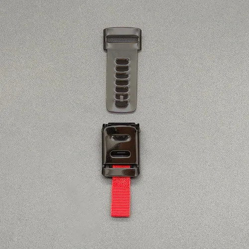 Vista 4 de Kit de hebilla de liberación rápida para casco de motocicleta, adaptador de correa de barbilla para casco de acero inoxidable, clip de casco