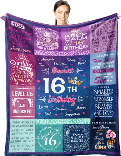 Vista 11 de Regalos de cumpleaños número 13 para niñas - Mejores regalos para niñas de 13 años Manta de 50"x40" - Regalos para niña de 13 años - Niña