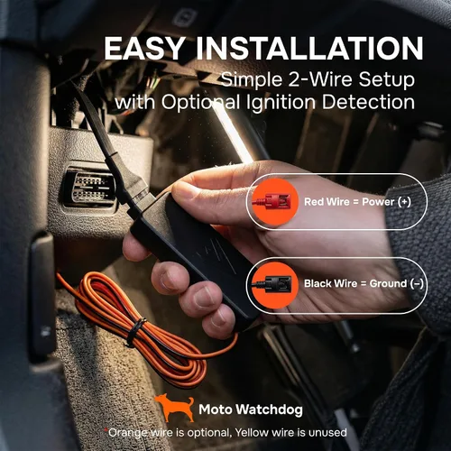 Vista 3 de Rastreador GPS con cable para vehículos, sin suscripción, sin tarifa