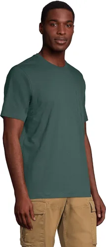 Vista 4 de Lands' End Camiseta de manga corta Super-T con bolsillo para hombre