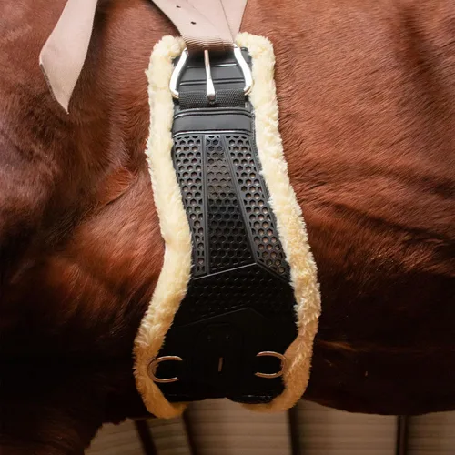 Vista 5 de Professional's Choice Cincha contorneada para caballos Circunferencia duradera, transpirable y ajustable con forro de neopreno VenTECH