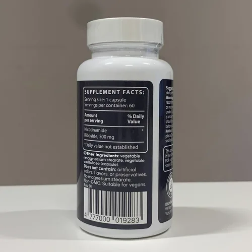 Vista 7 de partiQlar Ribosida de nicotinamida (NR) 500mg - Suplemento NR para la salud celular, anti-envejecimiento, energía y apoyo al metabolismo