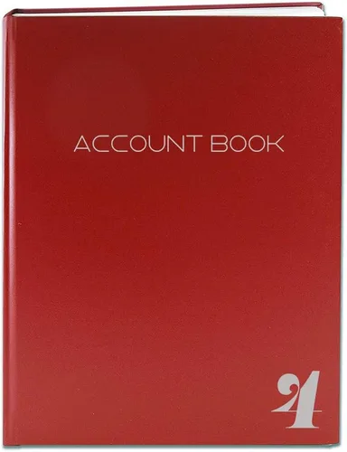 Vista 6 de BookFactory Libro de contabilidad de 2 columnas/libro de cuenta/libro de contabilidad/cuaderno (formato de libro columnar de dos columnas)