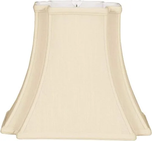 Vista 6 de Royal Designs - Pantalla rectangular de diseño de esquina invertida, color beige, (6 x 4) x (10 x 7) x 8.5 pulgadas