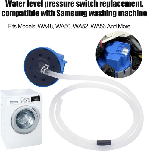 Vista 4 de DC96-01703H Interruptor de nivel de agua de lavadora para Samsung Sensor de presión de arandela Piezas de repuesto AP5799898 PS876404 3997570 Azul