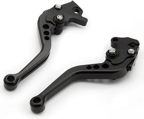 Vista 3 de CNC Palancas de embrague y freno ajustables para RE Classic 350 350cc Meteor 2021-2025, Super Meteor 650 2023, Hunter 350 HNTR 2022-2024 Negro Corto