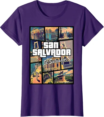 Vista 11 de Camiseta Orgullosa de San Salvador Capital El Salvador