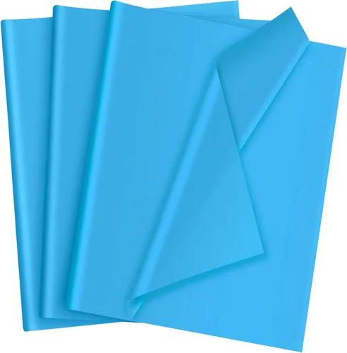 Vista 12 de 50 hojas de papel de seda negro para bolsas de regalo, papel de seda negro a granel para bodas, cumpleaños, proyectos de bricolaje, Halloween