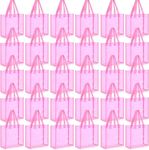 Vista 12 de Paterr 30 piezas de bolsas transparentes aprobadas para estadio, paquete al por mayor de 10 x 10 x 4 pulgadas, bolsas de regalo transparentes