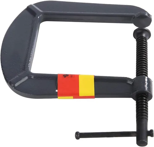 Vista 5 de Heavy Duty C-Clamp Carpintería, dispositivo de almeja de carpintería con abrazadera G para carpintería, metalurgia y proyectos