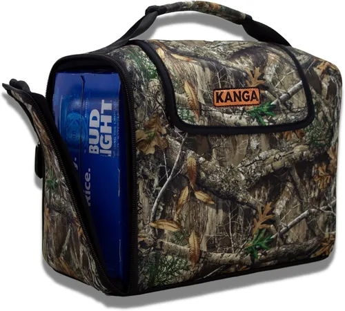 Vista 11 de Kanga Kanga Kase Mate - Bolsa térmica aislada - Bolsa térmica suave - Enfriador de bebidas para latas de cerveza y seltzer - Aislamiento y Woody