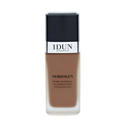 Vista 11 de IDUN Minerals Base líquida Norrsken – Cobertura suave y sedosa – Acabado luminoso y húmedo para piel seca y opaca – Maquillaje vegano y resistente