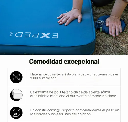 Vista 4 de Exped DeepSleep Mat, Single MW