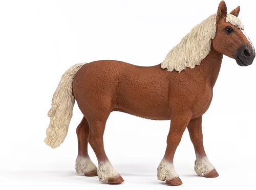 Vista 6 de Schleich Farm World - Juguete de caballo belga de tiro - Figura de caballo para niñas y niños - Juguetes de animales de granja para niños a partir