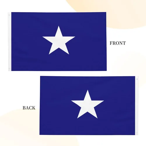 Vista 5 de Banderas de doble cara de 3 x 5 pies, bandera de decoración al aire libre, bandera ligera, banderas para fiestas en el hogar, banderas de patio 3by5