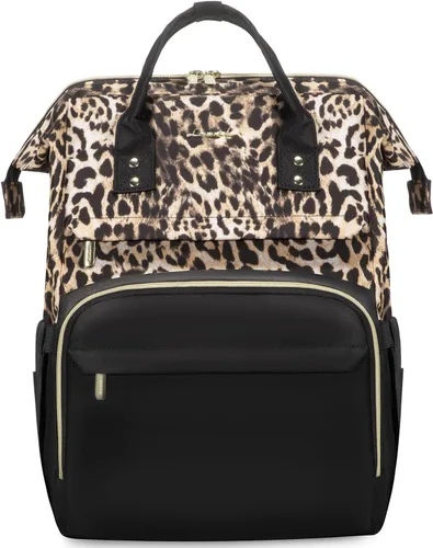 Vista 27 de Mochila para laptop LOVEVOOK para mujer, Negro, Mochilas Daypack