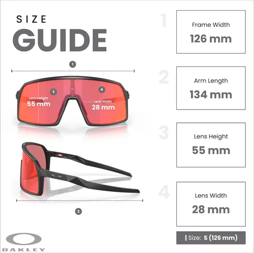 Vista 100 de Oakley Sutro OO9406 / OO9462 - Lentes de sol para hombre, kit de correa de accesorios, bolsa de microfibra