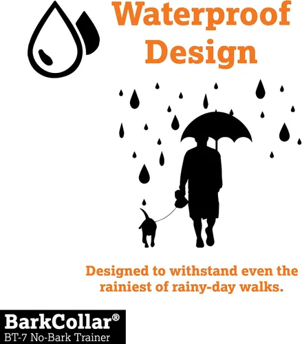 Vista 7 de Dogwatch Collar antiladridos para perros pequeños a grandes, dispositivo de entrenamiento impermeable para control de ladridos con funciones