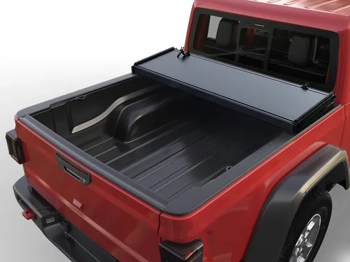 Vista 3 de Vanguard Cubierta Tonneau rígida plegable para caja de camión todoterreno VGHT-034 se adapta a Toyota Tundra 2022-2024 con caja de 5 pies 6 pulgadas