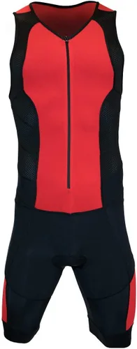 Vista 7 de Kona II - Traje de triatlón para hombre, sin mangas, con bolsillo de almacenamiento y cinturón de peto de carrera