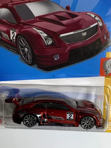 Vista 2 de DieCast Hot Wheels '16 Cadillacs ATS-V R [Rojo] - 38/250 HW Turbo 3/10