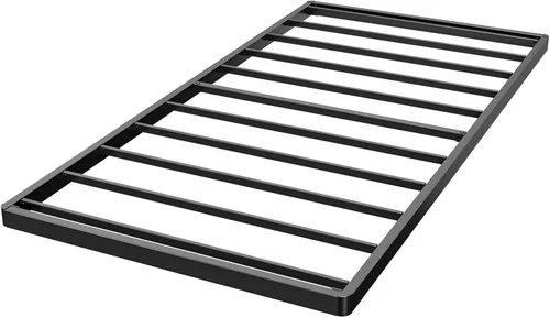 Vista 9 de ZIYOO Base de colchón de perfil bajo de 2 pulgadas, base de colchón de perfil bajo, estructura sólida, fácil montaje, fácil limpieza, sin ruido